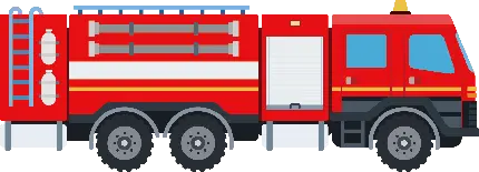 فایل شفاف و جذاب نقاشی ماشین آتش نشانی برای انتشارات چاپی