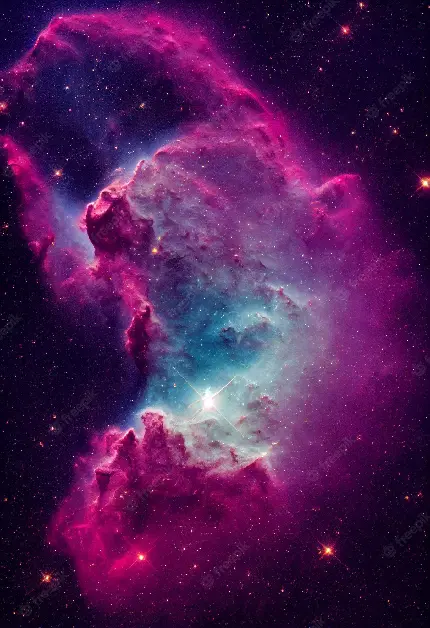 عکس فضایی توسط تلسکوپ فضایی جیمز وب با نورهای چشم‌ن واز بنفش