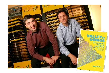 عکس لری پیج و سرگئی برین بنیانگذاران گوگل