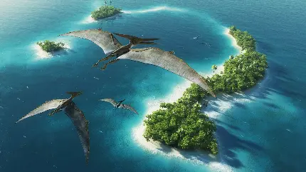 جدیدترین تصویر زمینه فوق العاده زیبا طبیعت دریایی و جزیره تازه کشف شده 