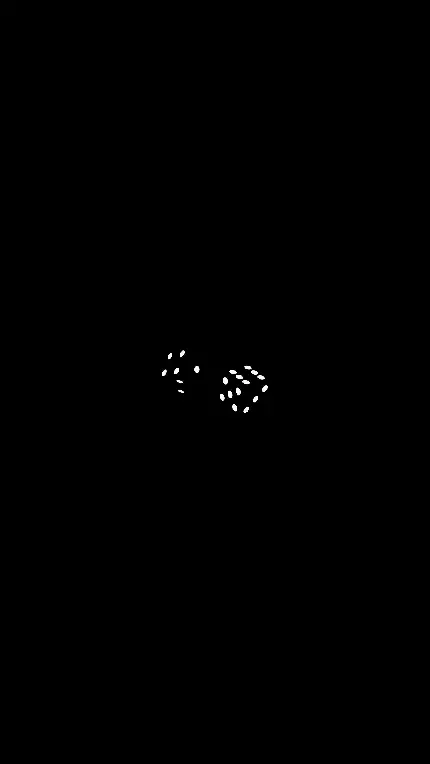 والپیپر تاس مینیمالیستی سیاه و سفید مخصوص گوشی سامسونگ