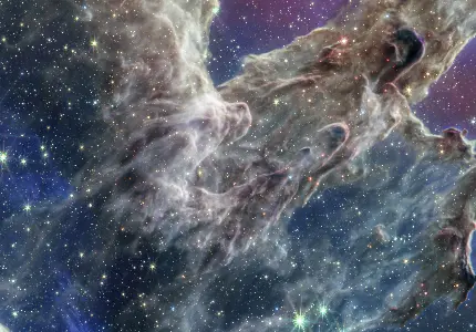 تصویری از شگفتی های آفرینش کهکشان توسط تلسکوپ فضایی جیمز وب