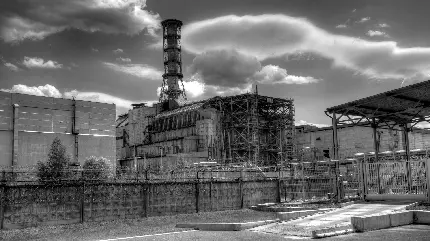 عکس قدیمی صنعتی از نیروگاه معروف چرنوبیل
