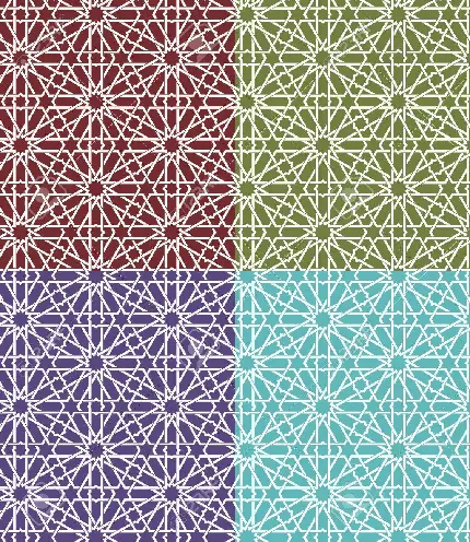 متریال و تکسچر سنتی و عربی با ترکیب چهار رنگ پرطرفدار