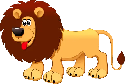 دانلود رایگان PNG شیر کارتونی Cartoon Lion PNG