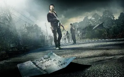تصویر ریک گرایمز در Walking Dead معروف ترین سریال زامبی 