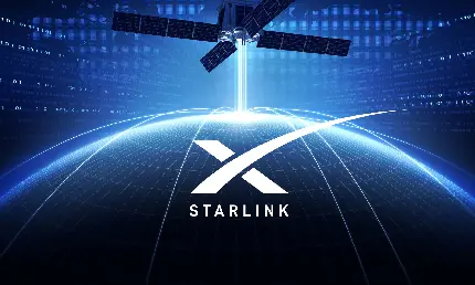 والپیپر با کیفیت از استارلینک Starlink برای شرکت اسپیس اکس