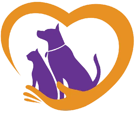 لوگو و نماد مراقبت از حیوانات در دامپزشکی با فرمت PNG