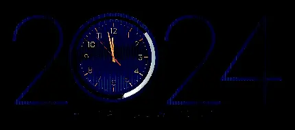 تصویر ساعت شروع سال جدید میلادی 2024 به صورت رایگان 