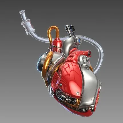 عکس پس زمینه جالب ربات قلبی با کیفیت بالا 
