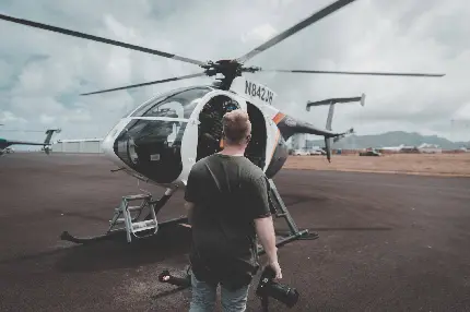 والپیپر هلیکوپتر خصوصی برای پس زمینه پست انگیزشی 