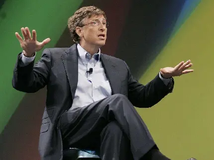 تصویر پروفایل بیل گیتس مدیر عامل ثروتمند‌ و معروف مایکروسافت 