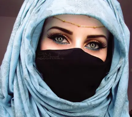 عکس پروفایل لاکچری جدید از دختر با نقاب مشکی