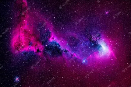 عکس دیدنی از فضا توسط تلسکوپ فضایی جیمز وب با نورهای بنفش زیبا