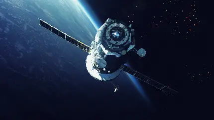 والپیپر و تصویر زمینه فول اچ دی از ماهواره معلق در فضا 