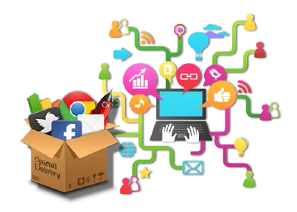 تصویر PNG بازاریابی ایمیلی با کیفیت اچ دی برای طراحی خبرنامه