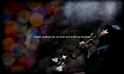 تصویر هنری از نوازنده ساکسیفون برای موسیقی جاز