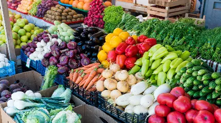 دانلود رایگان عکس مغازه و بازار کشاورزی میوه و سبزی 