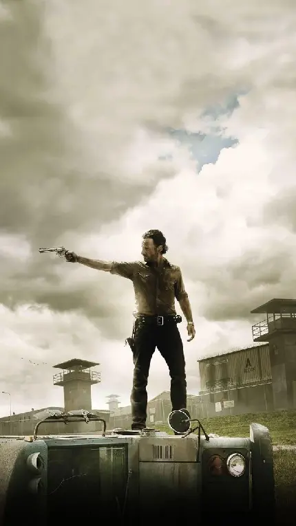 عکس ریک گرایمز پلیس باهوش در سریال Walking Dead یا مردگان متحرک 