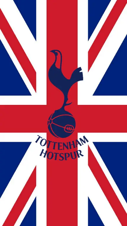 پردانلودترین عکس از لوگو تیم تاتنهام در بک گراند پرچم انگلیس