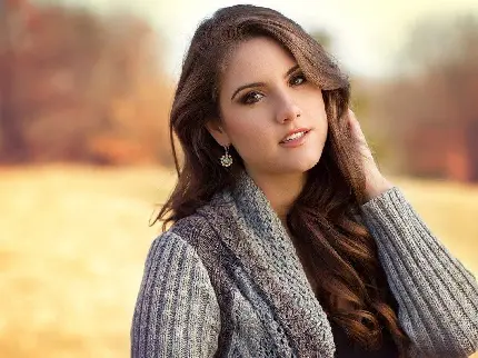 عکس دختر چشم آبی ایرانی با حجاب