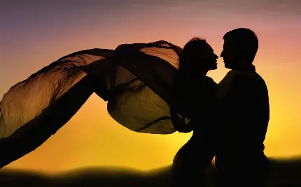 عکس دختر و پسر عاشقانه طبیعی