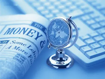 تصویر جالب با طرح ساعت تجاری برای بکگراند دسکتاپ 