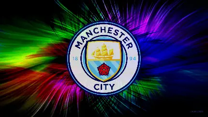 دانلود رایگان عکس والپیپر منچستر سیتی بهترین باشگاه جهان با زمینه رنگارنگ 
