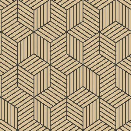 عکس هندسی معاصر توهم زا از مکعب های تو در تو geometric