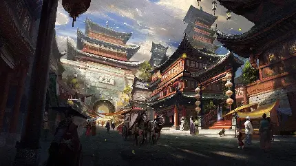 دانلود جذاب ترین تصویر نقاشی چینی رنگی با کیفیت عالی