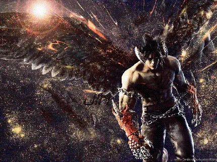 عکس زمینه مناسب دسکتاپ از جین کازاما Jin Kazama