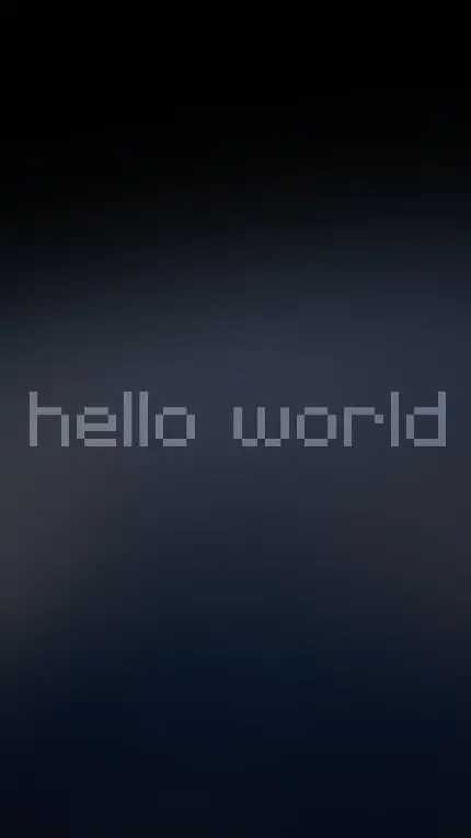 عکس هلو ورد hello world یا سلام جهان برای پروفایل برنامه نویسی
