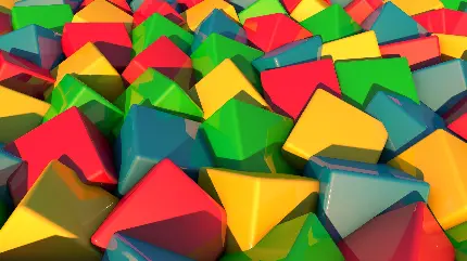زیباترین پس زمینه بلوک های مربعی رنگارنگ ویژه ویندوز 11