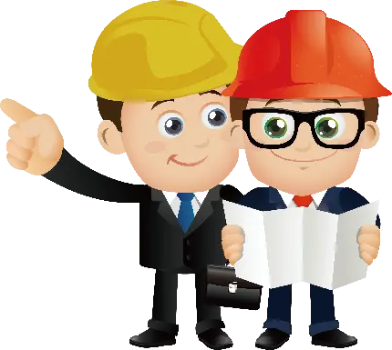 چاپ پوستر دانلود عکس رایگان گرافیکی بامزه و کیوت مهندسین عمران 