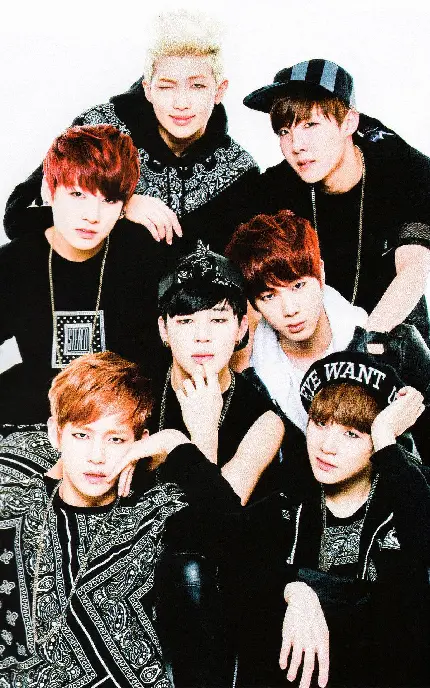 دانلود عکس از اعضای هفت نفره گروه بی تی اس BTS