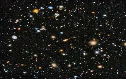 تصویر زمینه با موضوع نجوم‌ از کهکشانی جذاب خارج از منظومه شمسی