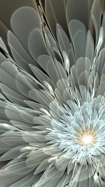گل فراکتال یک نمونه چشم نواز از هنر فراکتال