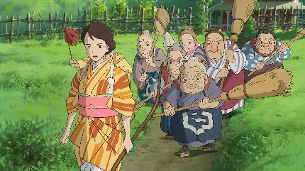 دانلود عکس بهترین انیمیشن ژاپنی به نام پسر و ماهیخوار 