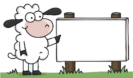 پس زمینه برای نوشتن متن با حاشیه گوسفند کارتونی برای بچه ها