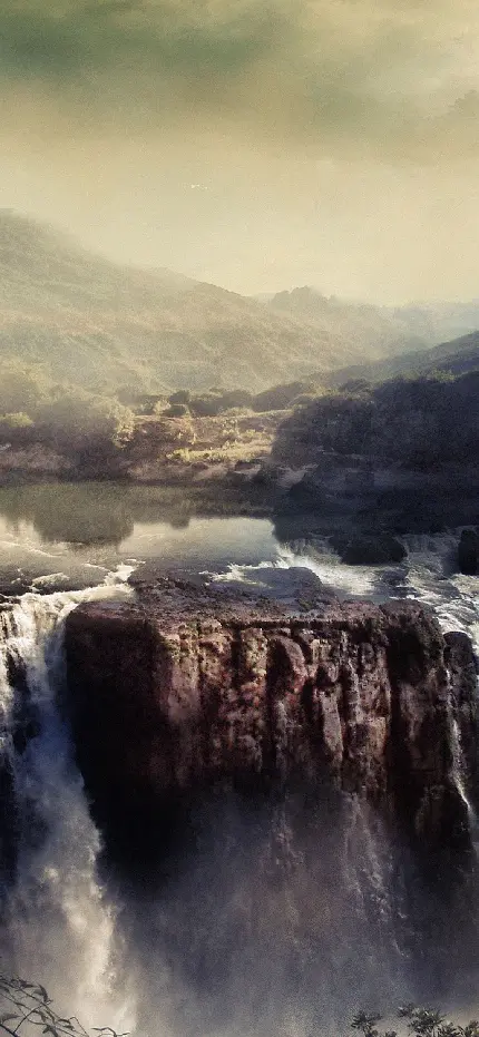 دانلود عکس طبیعت بسیار خفن و باورنکردنی دریاچه پر آب کوهستانی