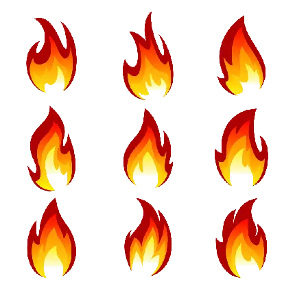 دانلود رایگان تصویر با طرح شعله های آتش برای خال کوبی