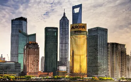 بهترین عکس پس زمینه ویندوز 2023 طرح ساختمان های بلند 