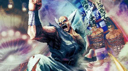 پس زمینه با کیفیت دلپسند از هیهاچی میشیما Heihachi Mishima