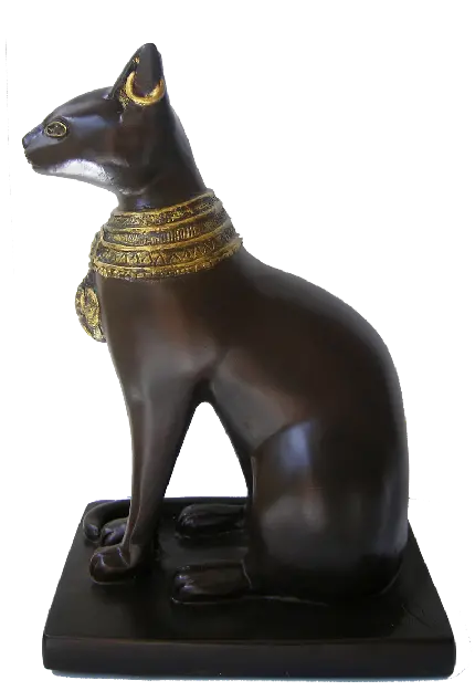 مجسمه گربه با طراحی متفاوت و خاص از نمای بغل