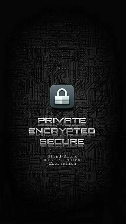 عکس زمینه گوشی آیفون با لوگو قفل و متن امنیتی private
