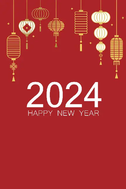 تصویر پس زمینه و پروفایل شیک و جدید برای تبریک سال نو میلادی 2024 و کریسمس 2024