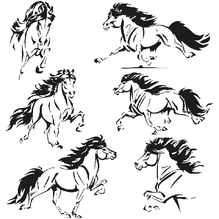 تابلو اسب دکوراتیو