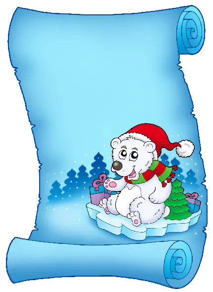 png عکس لوح آبی رنگ طرح خرس کریسمس ویژه نوشتن متن تبریک