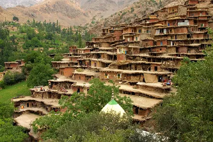 عکس از یک روستایی دیدنی و جالب ایران برای مسافرت 1403