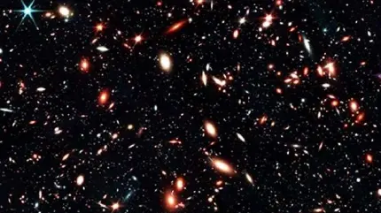 عکس زیبا از ستاره های دوردست گرفته شده توسط تلسکوپ فضایی جیمز وب